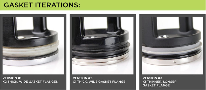 Adjustments to the original gasket design