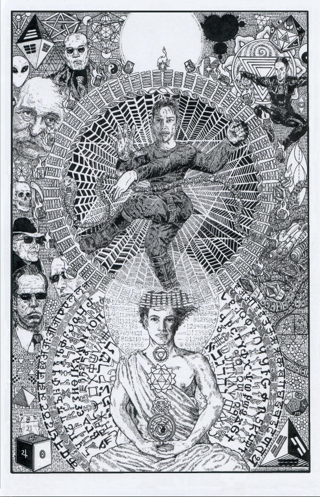 Pic. from Chapter 10, The Matrix, the Maya and ... (print option # 21.)