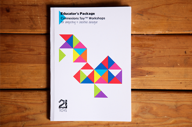 Educator's Toy Package comes with an 80-page guidebook introducing Empathy & Creative Dialogue concepts, including when to use the toy, suggested lessons, workshops and what success looks like for your classroom.