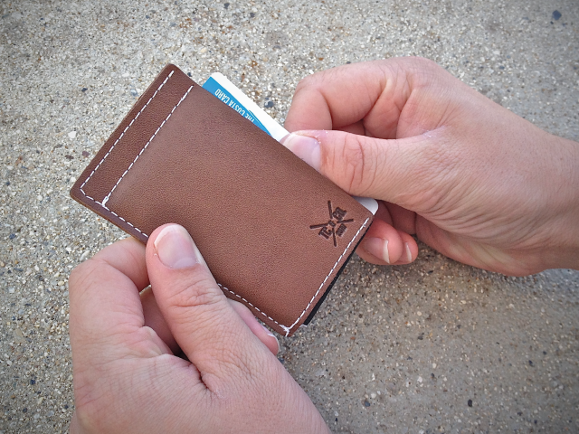 The cards are snug yet easy to remove and replace.
