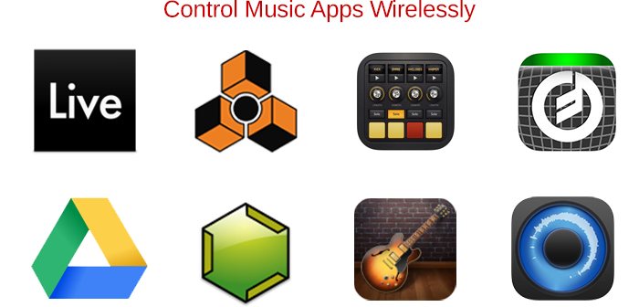 Send notes and signals from the DrumPants to any app that accepts MIDI or OSC.
