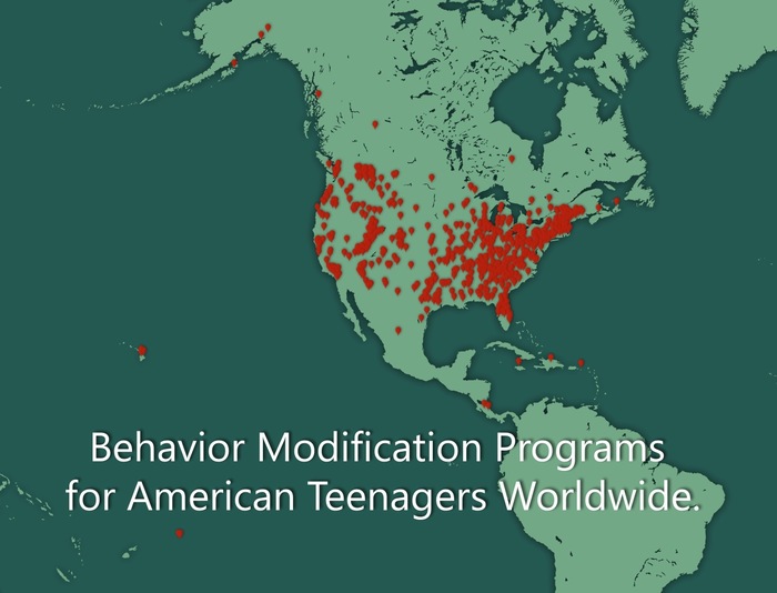 There are thousands of unregulated "troubled teen" programs where parents can send their children for any reason they wish.