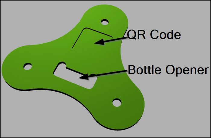 Included Bottle Opener