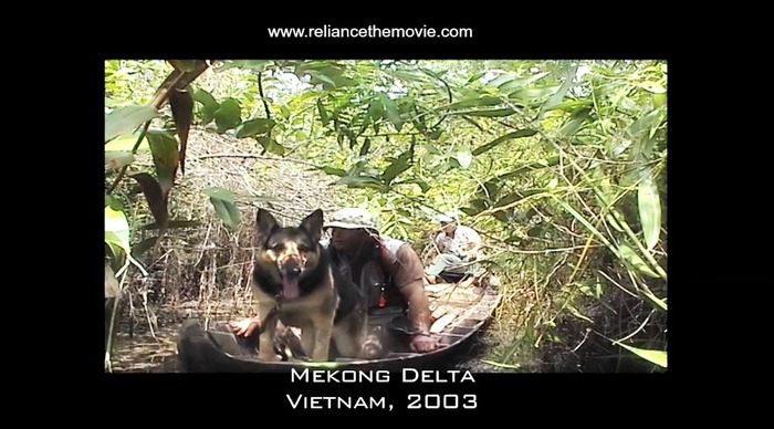 Matt & K9 Panzer Searching for MIA's in Vietnam, 2003