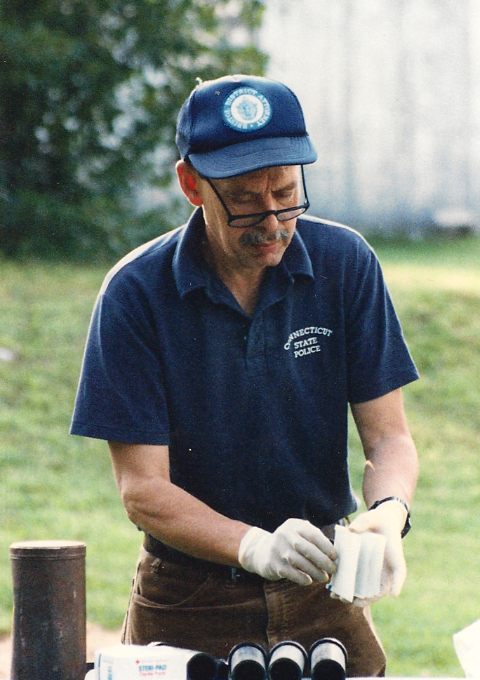Legendary K-9 Search Specialist Andy Rebmann, 1990.