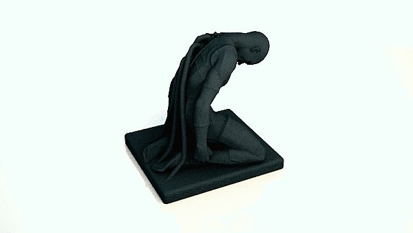 3D TURN TABLE OF THE JOHN SCULPTURE