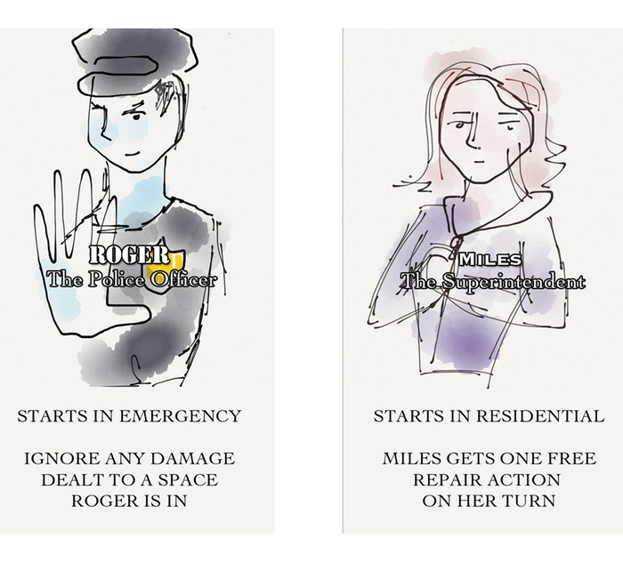 Roger and Miles Character Cards
