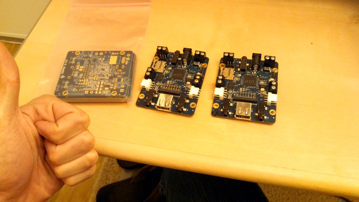 First prototypes arrived.