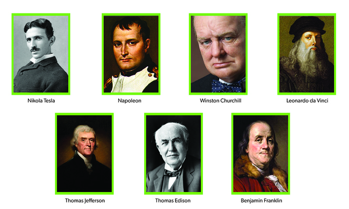 Famous polyphasic sleepers