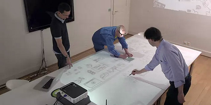 dizmo core management team in action