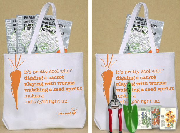 Sturdy grocery bag, and Gardener's Thank You