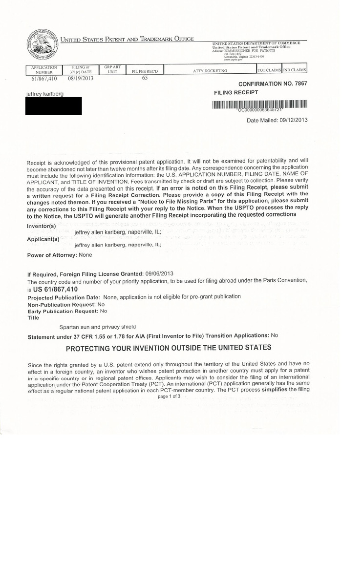 Patent Filing