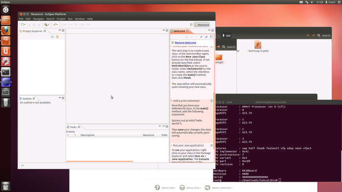 Programming with Eclipse on Ubuntu