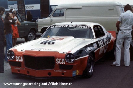 The Castrol / SCA Camaro driven by Frank Gardner