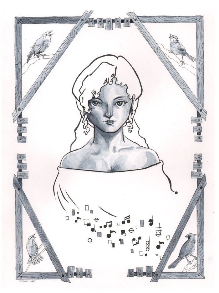 Illustration by Autumn Frederickson for Athena's Daughters