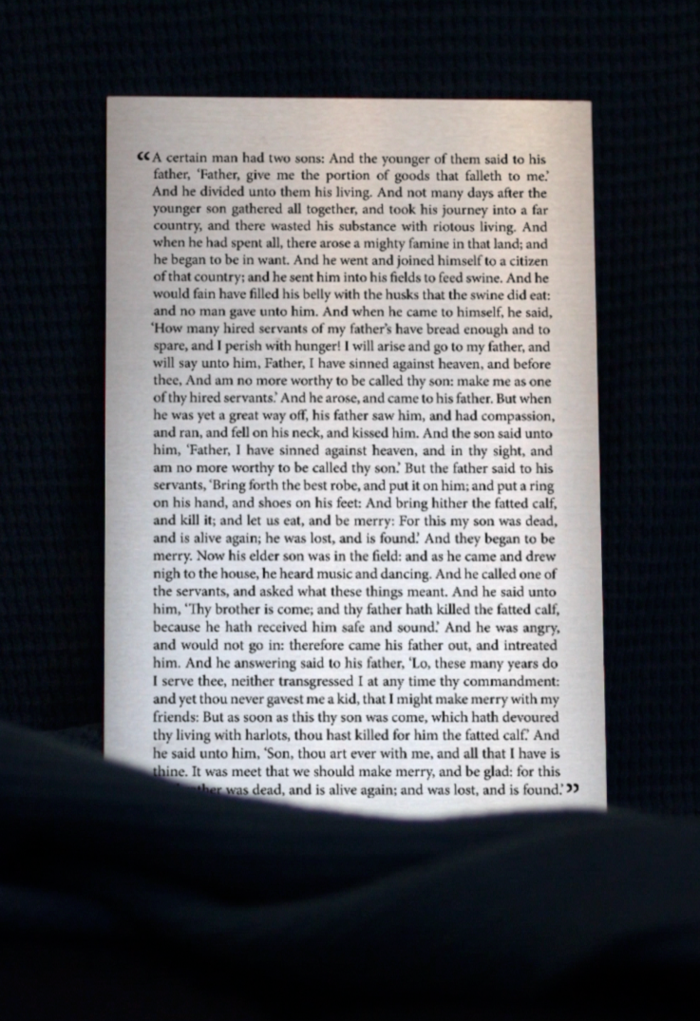 The Story of the Prodigal Son on Aluminum