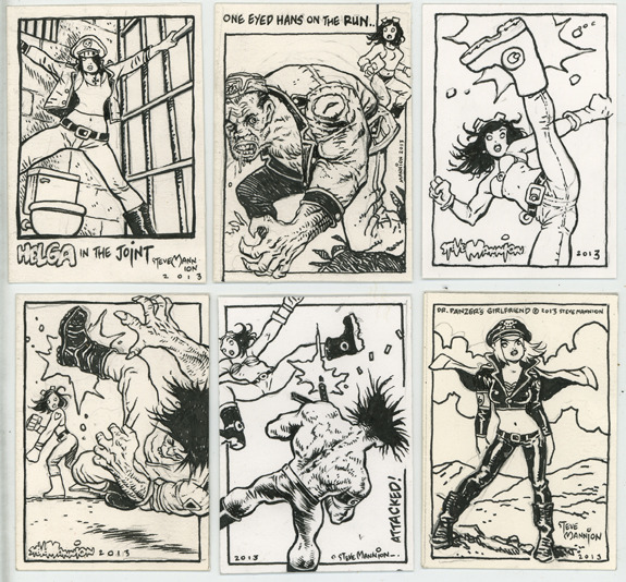 SIX MORE SKETCHCARDS above