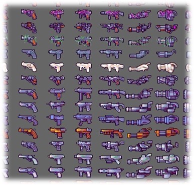 Molto Gun's Sprites