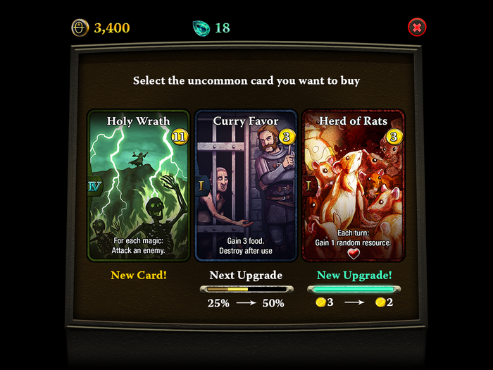 An opened booster in War of Omens.
