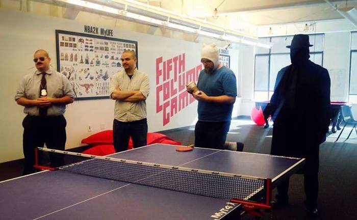 This is the "fun" side of the office.