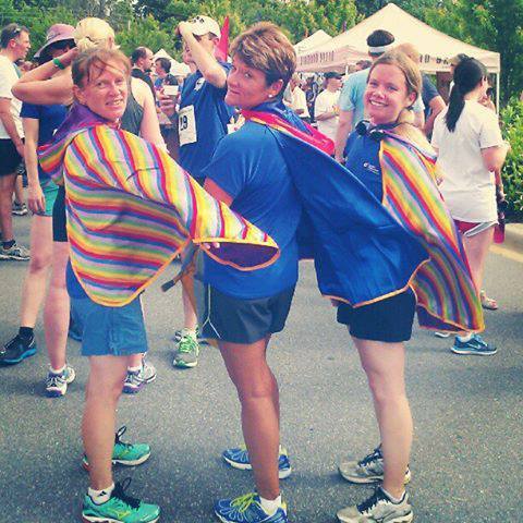 were all about these ladies running an Asheville chamber 5K!