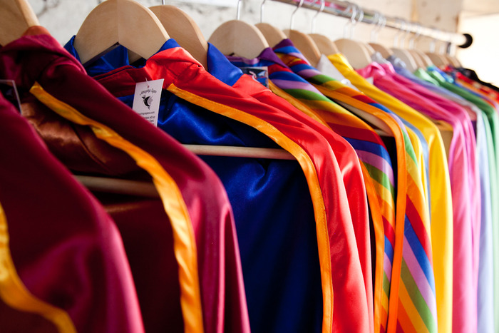 bought a garment rack from lowes and caped it up