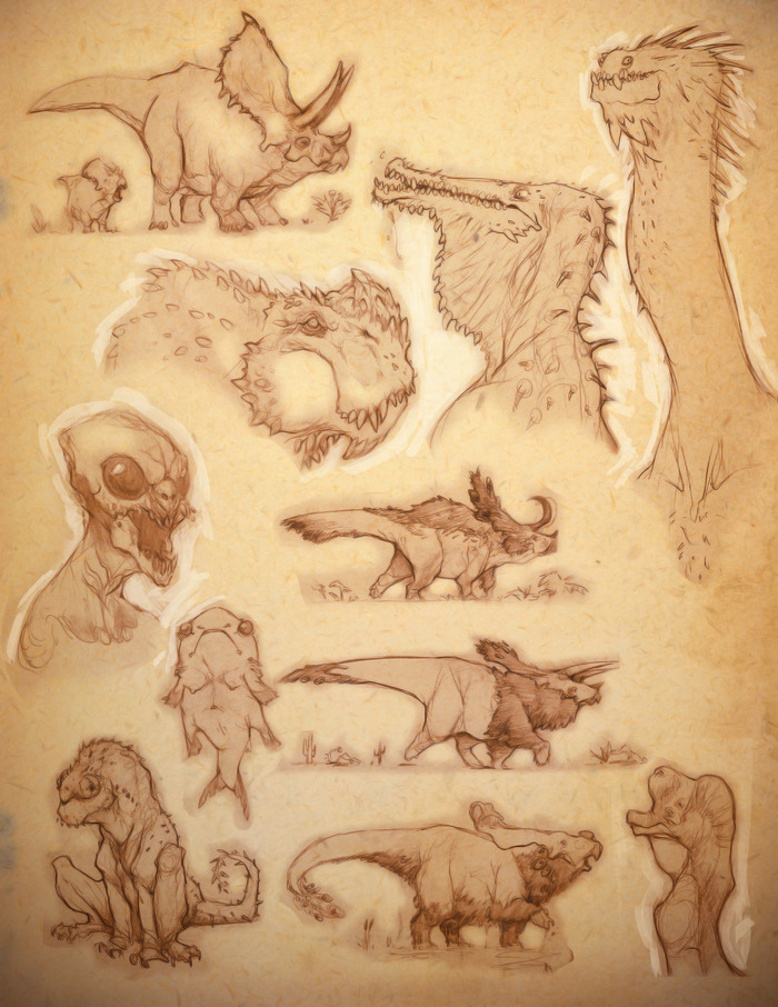 Work from Kurt's Sketchbook
