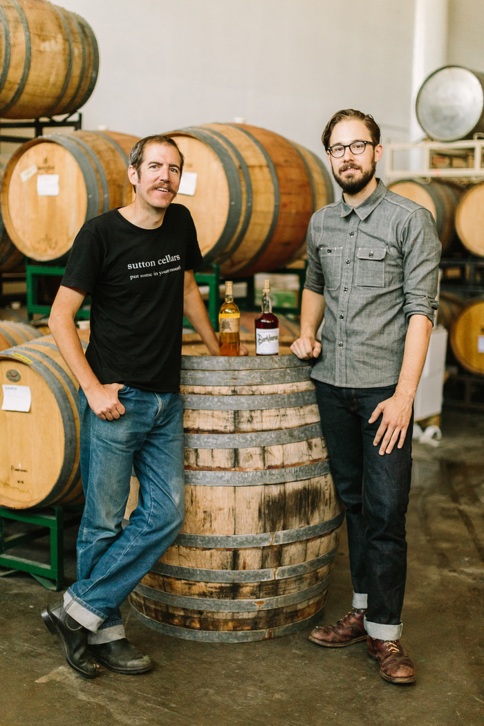 Carl Sutton of Sutton Cellars and Rob Easter of Workhorse Rye