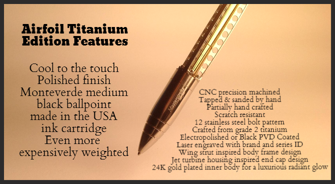 Features of the Airfoil Titanium Series