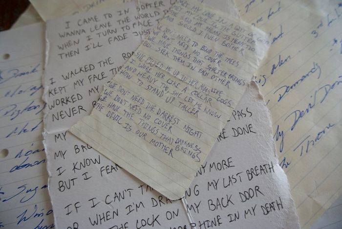 Extraits de textes des chansons d'Amy.