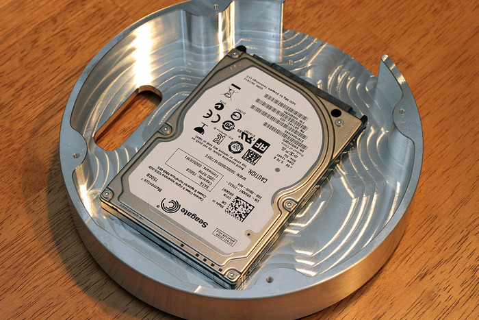 The Storage Module holds 2.5" hard drives