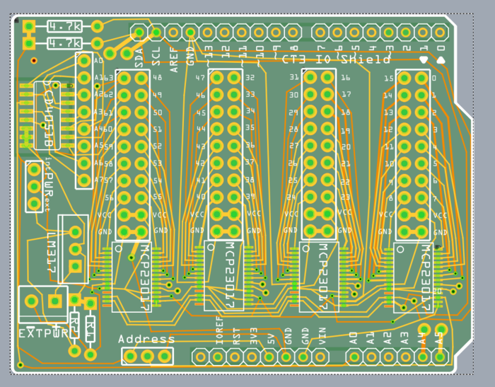 IO shield + Mutliplexer