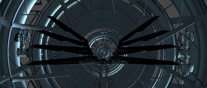 elevator engaging flaps for slow down