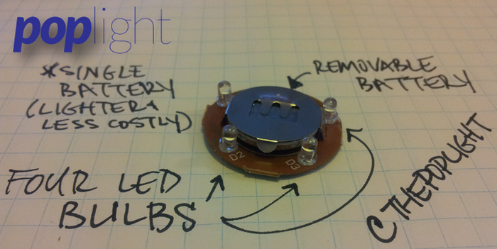 Four LEDs, and a Replaceable Battery