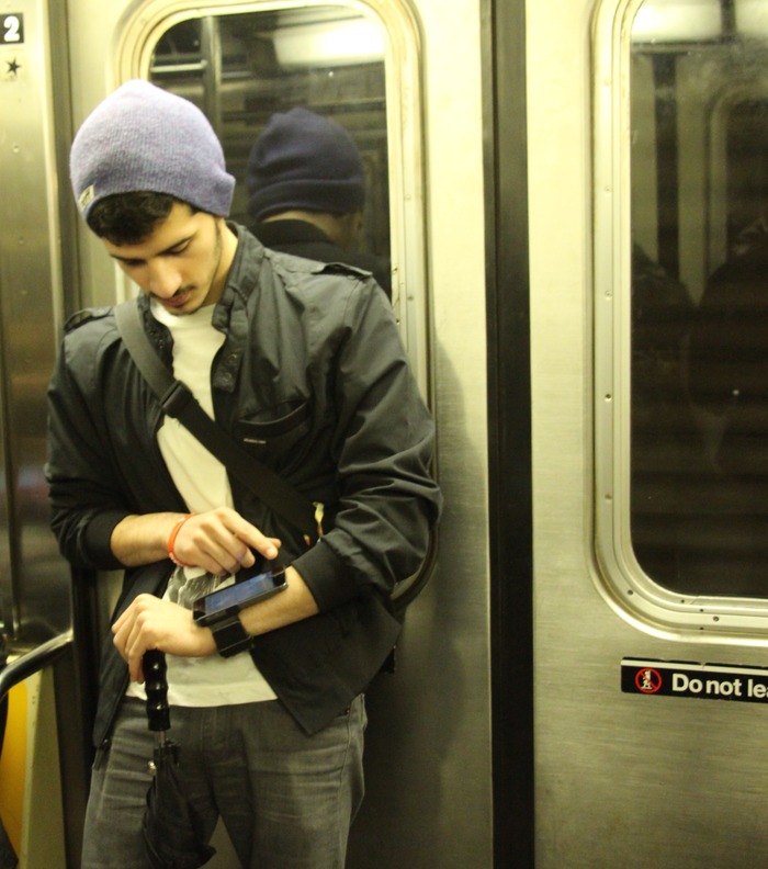Smartlet takes a ride on the subway