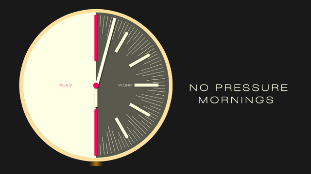No pressure mornings