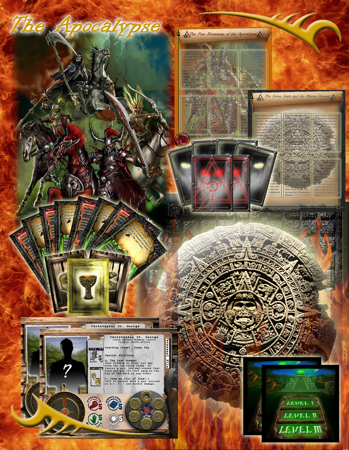 ***See Large 4 Horsemen Individual Artwork Below! Keep on Scrolling***