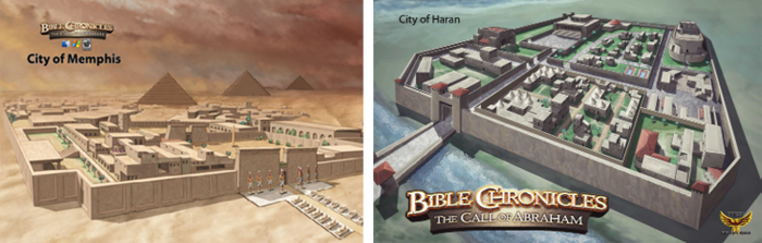Cities of Memphis & Haran