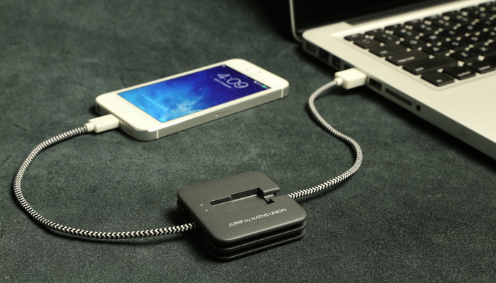 JUMP is your everyday charging cable that syncs and charges your smartphone. The 19 inch (48 cm) cable supports high-speed data transfer.