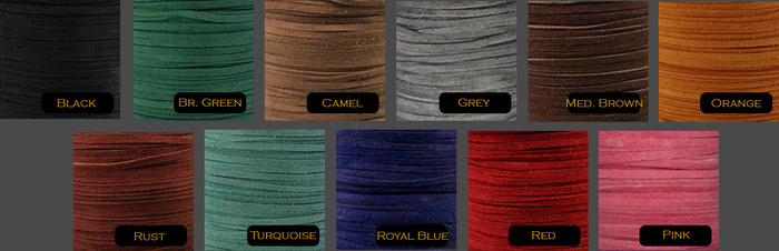 Leather Cord Color Choices