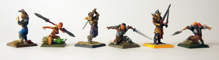 3D printed plastics are easy to paint, too! Here are a few minis we designed, 3D printed, and painted ourselves. Click for video!