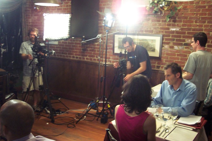 (Shooting our first short, The Oblique Sector)
