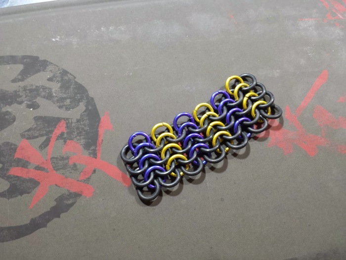 Straight Purple / Yellow Straight + Black Rubber