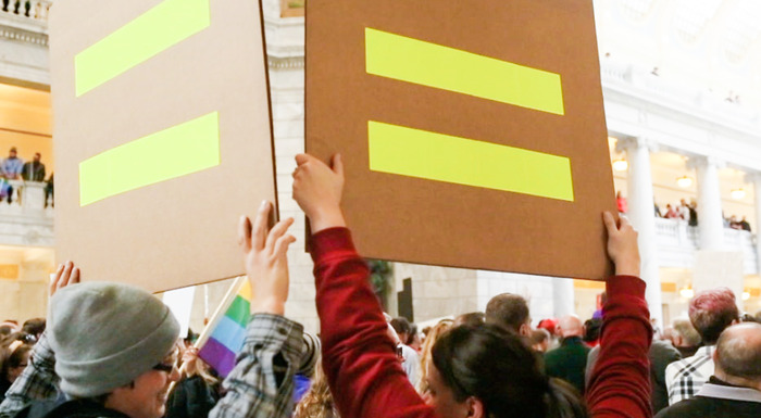 Rally for Equality. Salt Lake City Capitol