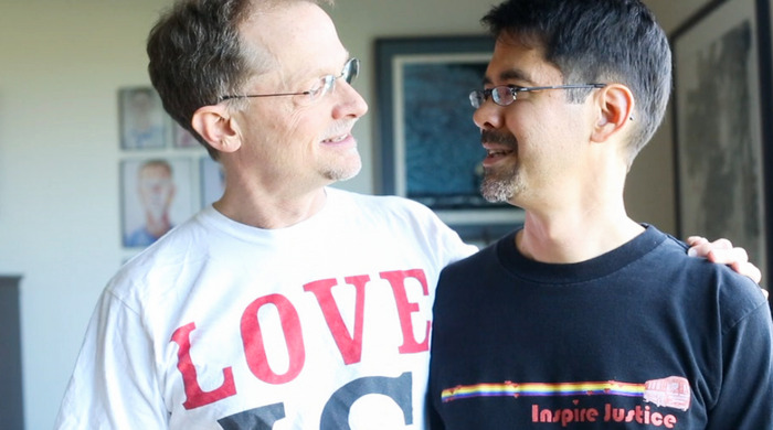 Stuart Gaffney & John Lewis. Plaintiffs for the California case for marriage equality in 2004.