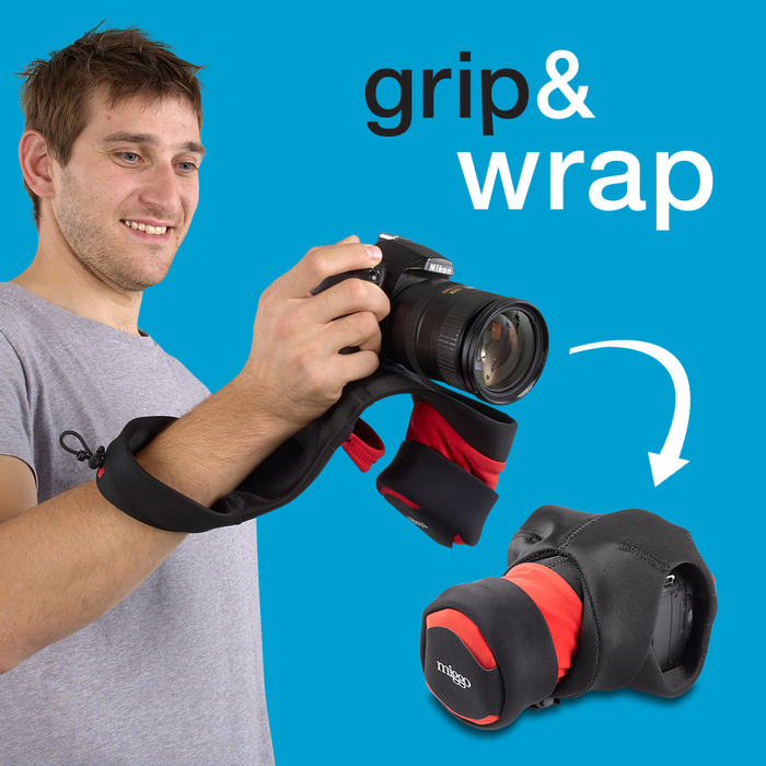 Grip&Wrap for DSLR Cameras
