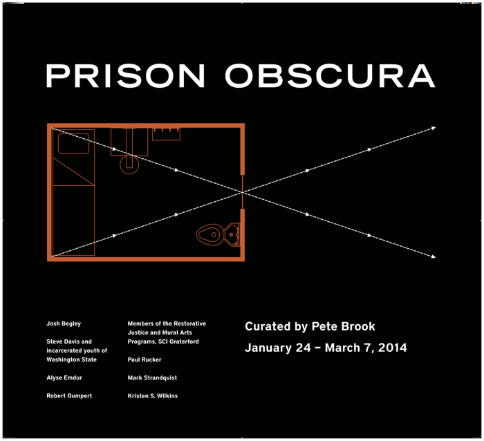 Graphic design for Prison Obscura by Ellen Gould.