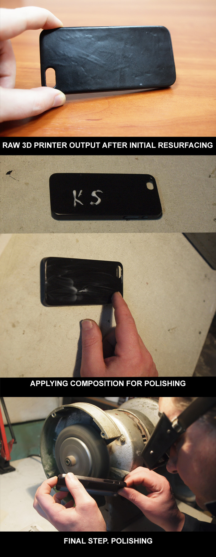 Polishing of a prototype