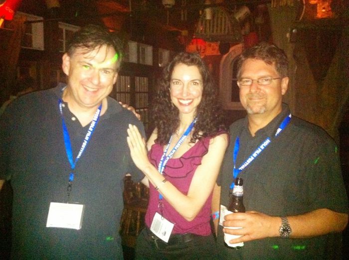Art, Amanda and Brad at the Woods Hole Film Festival