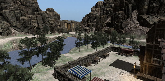 Outdoor area by Sunken Sanctum Entrance (Work-in-Progress)